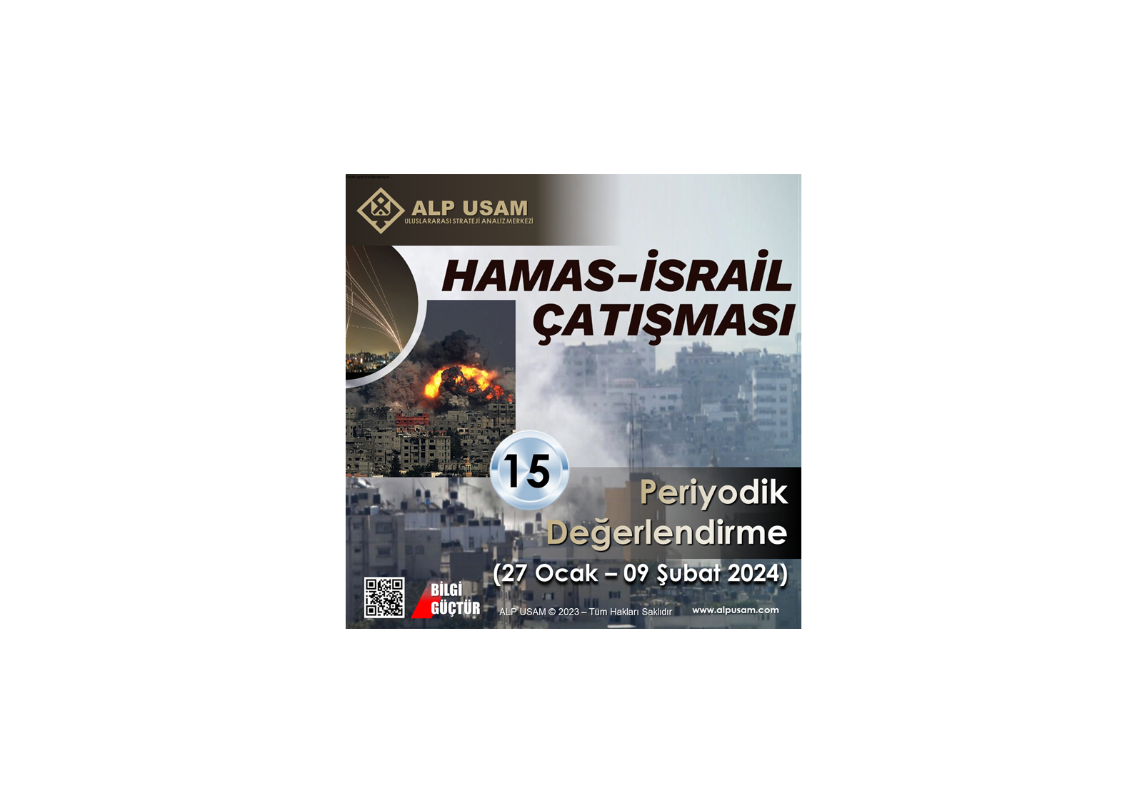 Hamas-İsrail Çatışması Periyodik Değerlendirme - 15